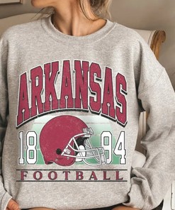 Vintage Arkansas Shirt Sweatshirt Hoodie Tee, College Football Fan Gear with Vintage NCAA Shirts