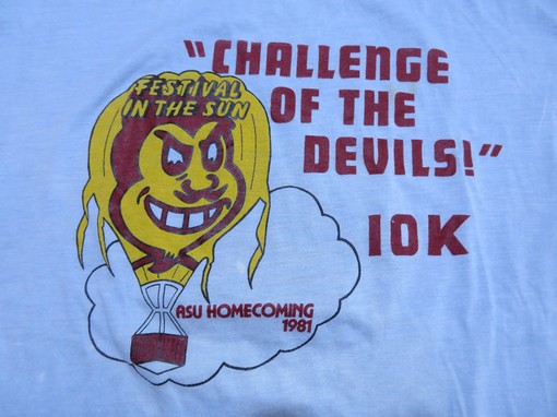 Vintage Asu And Miller Lite Challenge Of The Devils T-Shirt - Image 2
