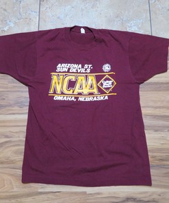 Vintage Asu Ncaa College World Series T-Shirt