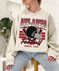 Vintage Atlanta Football Team Sweatshirt with American University Shirt and College Shirts