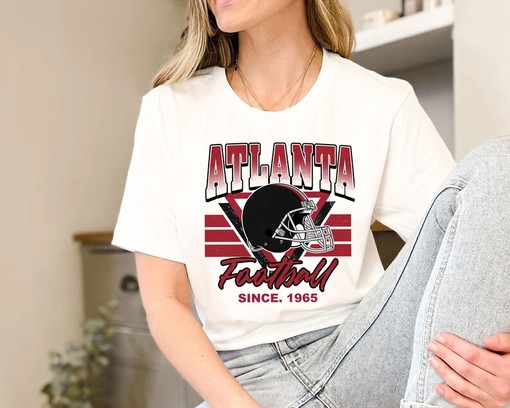 Vintage Atlanta Football Team Sweatshirt with American University Shirt and College Shirts - Image 3