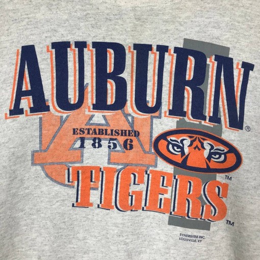 Vintage Auburn University Crewneck Sweatshirt, Auburn Tigers Football Team Sweater Pullover - Image 2