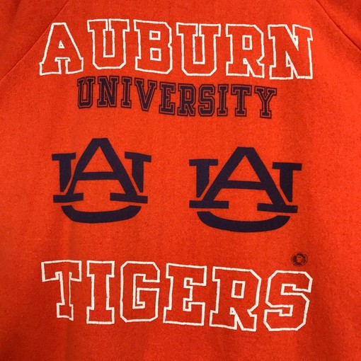 Vintage Auburn University Tigers Crew Neck Sweatshirt from the 90s - Image 2