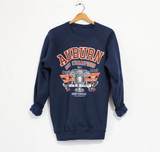 Vintage Auburn University Tigers Liberty Bowl Sweatshirt, Auburn Tiger Sweater