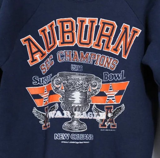 Vintage Auburn University Tigers Liberty Bowl Sweatshirt, Auburn Tiger Sweater - Image 2