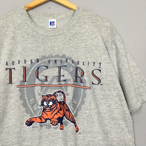 Vintage Auburn University Tigers Sweatshirt Hoodie for Football Game Days - Image 2