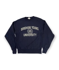 Vintage BYU Champion Reverse Weave T-Shirt Sweatshirt for Sports Fans