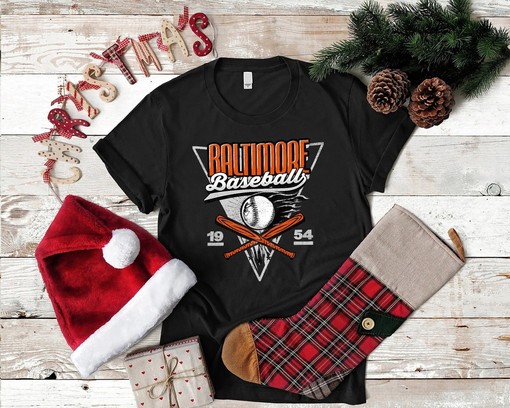 Vintage Balti-More Baseball Est. 1954 T-Shirt - MLB Baltimore Orioles - Unisex Sports Sweatshirt Gift