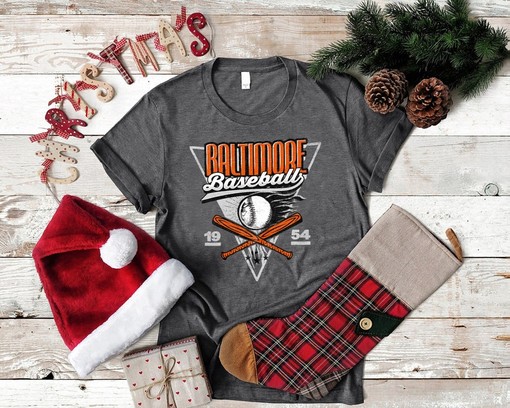 Vintage Balti-More Baseball Est. 1954 T-Shirt - MLB Baltimore Orioles - Unisex Sports Sweatshirt Gift - Image 2
