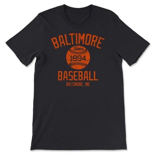 Vintage Baltimore Baseball Founded Classic Sports Fan Tee for Retro Look - Image 2