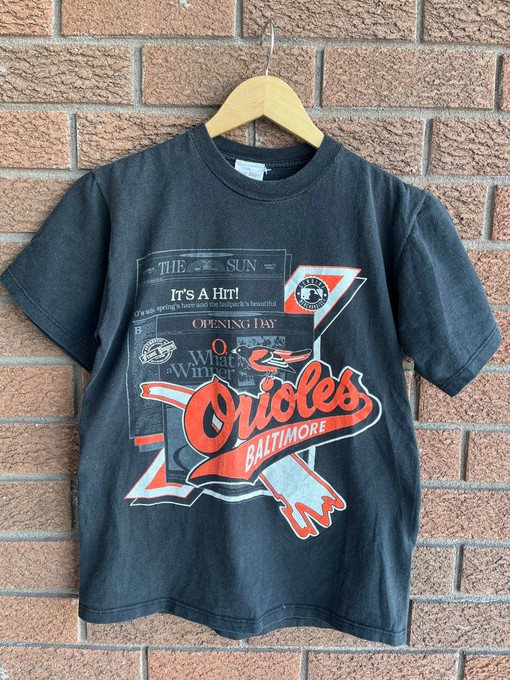 Vintage Baltimore Orioles 1992 MLB Opening Day T-Shirt with American University T Shirt