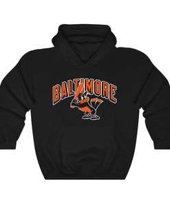 Vintage Baltimore Orioles 90s MLB Hoodie Sweatshirt for Sports Lovers