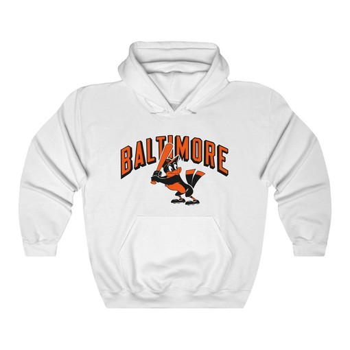 Vintage Baltimore Orioles 90s MLB Hoodie Sweatshirt for Sports Lovers - Image 2