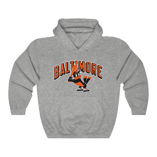 Vintage Baltimore Orioles 90s MLB Hoodie Sweatshirt for Sports Lovers - Image 3