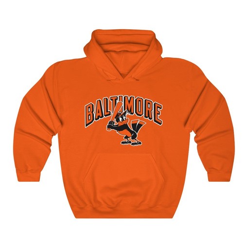 Vintage Baltimore Orioles 90s MLB Hoodie Sweatshirt for Sports Lovers - Image 4