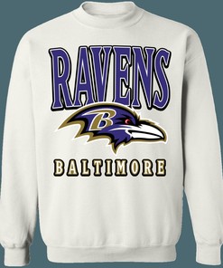 Vintage Baltimore Ravens NFL American Football Lover Sweatshirt Hoodie
