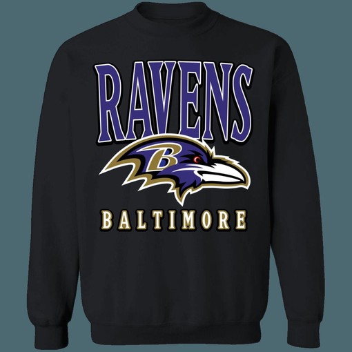 Vintage Baltimore Ravens NFL American Football Lover Sweatshirt Hoodie - Image 3