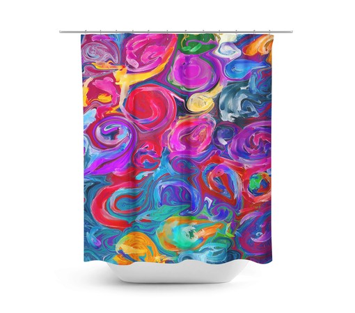 Vintage Bathroom Shower Curtains Boho Hippie Shower Curtain - Image 2