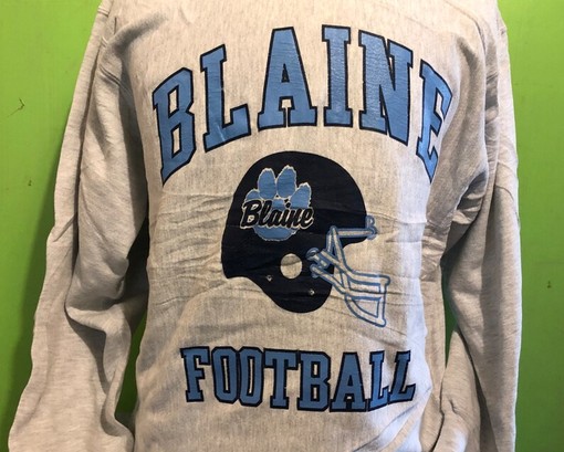 Vintage Blaine High School Bengals Football Sweatshirt - Image 2