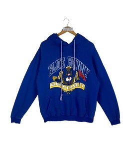 Vintage Blue Bunny University NCAA Sweatshirt Hoodie for Football Fans