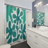 Vintage Boho Shower Curtain with Henri Matisse Flower Print