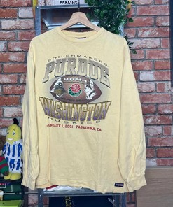 Vintage Boilermakers Purdue Washington Huskies T-Shirt, State University Shirt
