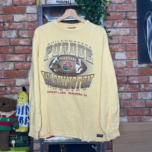 Vintage Boilermakers Purdue Washington Huskies T-Shirt, State University Shirt