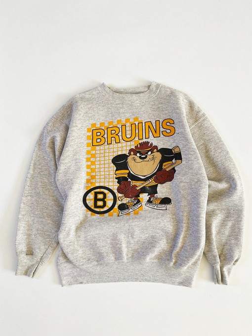 Vintage Boston Bruins Taz Looney Tunes Sweatshirt, NHL Hockey, 2022â€“23 Season, Unisex Shirt Sweater Hoodie