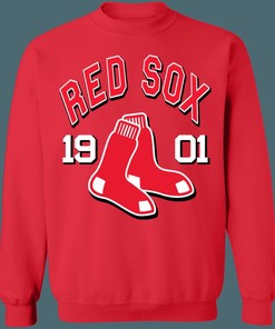 Vintage Boston Red Sox MLB Crewneck Sweatshirt Hoodie Shirt - Officially Licensed Baseball Apparel