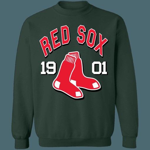 Vintage Boston Red Sox MLB Crewneck Sweatshirt Hoodie Shirt - Officially Licensed Baseball Apparel - Image 2
