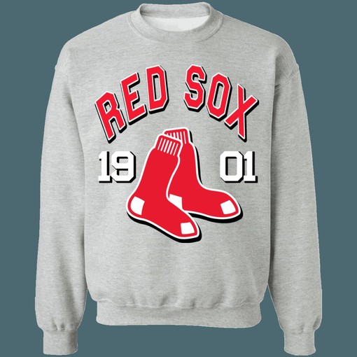 Vintage Boston Red Sox MLB Crewneck Sweatshirt Hoodie Shirt - Officially Licensed Baseball Apparel - Image 3