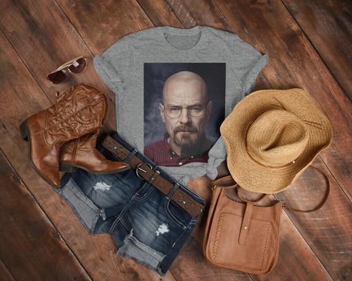 Vintage Breaking Bad Shirt: WALTER WHITE BRYANT Cranston Heisenberg Shirt with Jesse Pinkman - Image 4