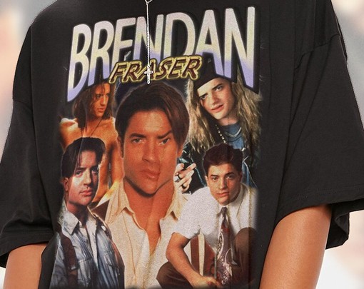 Vintage Brendan Fraser Shirt, Unisex Movie Shirts, 90s George of the Jungle Tee, Minimalist Movie Shirts - Image 2
