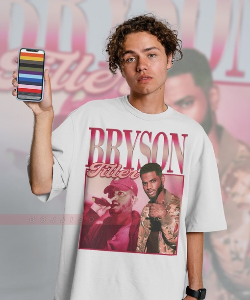Vintage Bryson Tiller Unisex Tee, 90s Retro Hip Hop Shirt, Music Sweatshirt, Movie Shirts for Men - Image 3