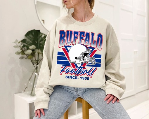 Vintage Buffalo Football Shirt for NFL Fans with NCAA Shirt Kids and Vintage NCAA Shirts