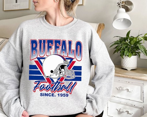 Vintage Buffalo Football Shirt for NFL Fans with NCAA Shirt Kids and Vintage NCAA Shirts - Image 2