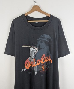 Vintage Cal Ripken Baltimore Orioles 90S Salem MLB Shirt In US Size With Mens Sport Shirts