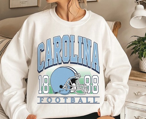 Vintage Carolina College Student Sweatshirt - College Shirts for Women - Image 4