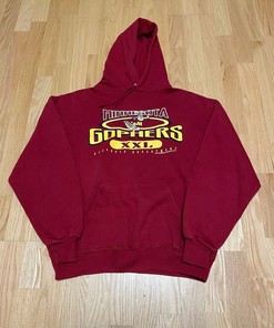 Vintage Chalk Line University Of Minnesota Golden Gophers NCAA Cotton Polyester Blend Hoodie Sweatshirt, Perfect Gift