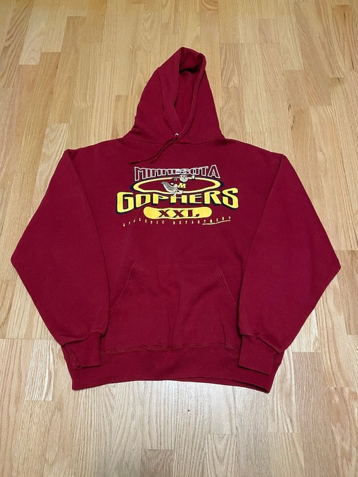 Vintage Chalk Line University Of Minnesota Golden Gophers NCAA Cotton Polyester Blend Hoodie Sweatshirt, Perfect Gift