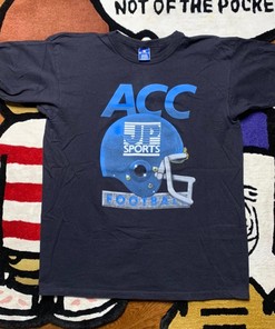 Vintage Champion Acc Football Collection with NCAA Shirts for Men