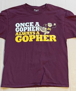 Vintage Champion Minnesota Gophers Shirt for Football Fans