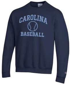 Vintage Champion North Carolina Tar Heels Baseball Icon Crewneck Sweater, NCAA Shirt for Fans