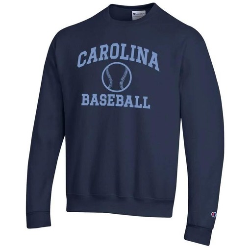 Vintage Champion North Carolina Tar Heels Baseball Icon Crewneck Sweater, NCAA Shirt for Fans