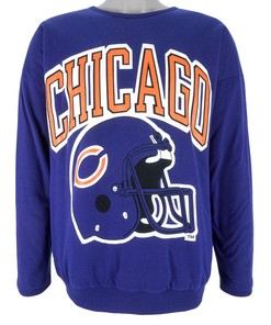 Vintage Chicago Bears Reversible Crew Neck Sweatshirt - Unisex Sweatshirt American Football Shirt, Gift for Dad