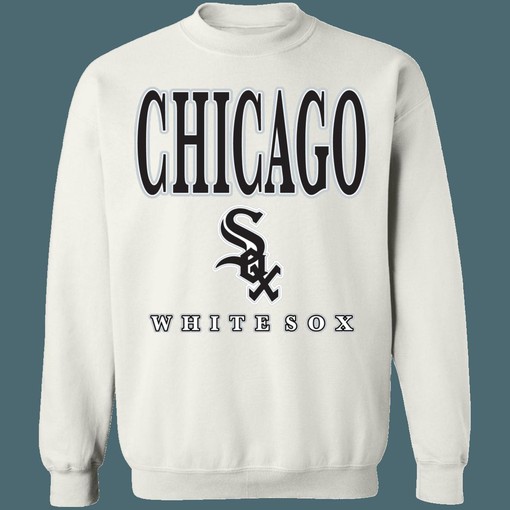 Vintage Chicago White Sox Gifts - MLB Crewneck Sweatshirt Hoodie Shirt - Image 2