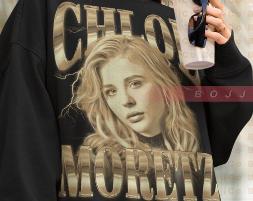 Vintage Chloe Moretz Actress Tee - Retro 90s Fan T-Shirt Gift - Image 4