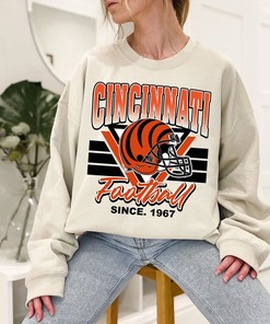 Vintage Cincinnati Football Team Sweatshirt with College Shirts and NCAA Shirts for Women