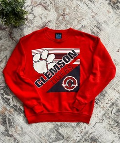 Vintage Clemson Tigers Apparel - 90s Sweater, T-Shirt & Hoodie for Fans