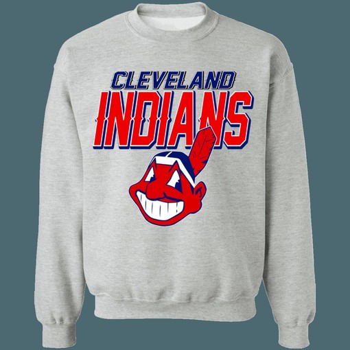 Vintage Cleveland Guardians Chief Wahoo Crewneck Hoodie Shirt - Great Gifts for MLB Fans